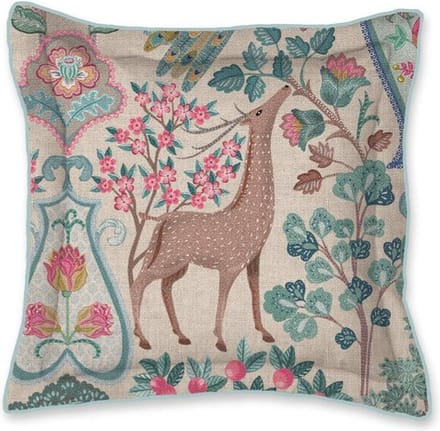 Sierkussen Pip Studio Pavoni Vierkant - Off White