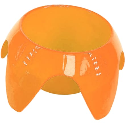 Strand Bekerhouder Plastic Multifunctionele Strand Drankhouder voor Snacks Zonnebril Telefoon Oranje oranje
