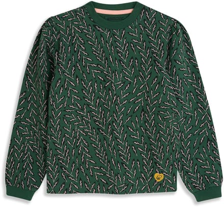 4PRESIDENT Sweater meisjes - Green - Maat 110 - Meisjes trui