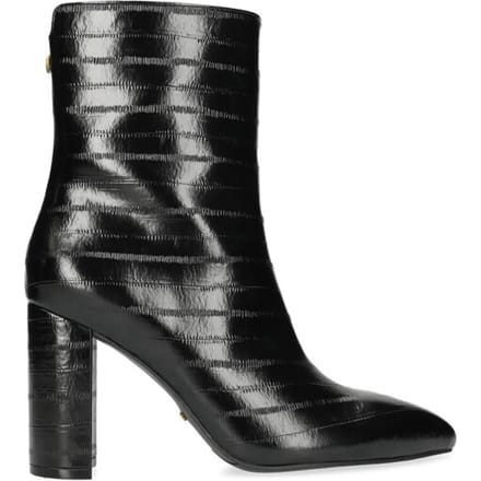 Mexx Vida Indy Enkellaarsjes - Enkelboots met rits - Dames - Zwart - Maat 40