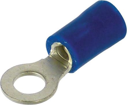 Carpoint Ring Kabelschoen 654 M4 Blauw 10 Stuks
