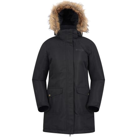 Mountain Warehouse Dames/Dames Tarka II Lang Gewatteerd Jasje (Zwart)