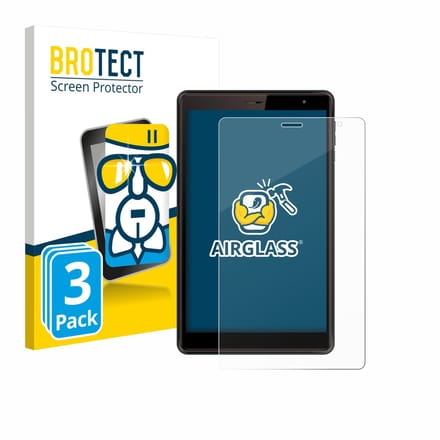 Screenprotector 3 Stuks voor Logicom Tab 80 8" Beschermglas transparant