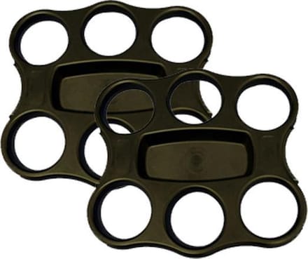 Depa- Draagtray- 2 stuks- Zwart- 6 Bekers per tray