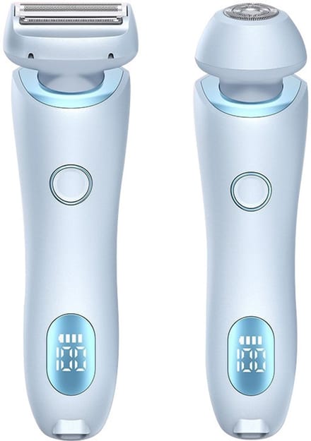 2-in-1 Elektrisch Scheerapparaat voor Dames - Waterdicht, Pijnloos en Draadloos