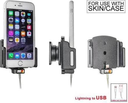 Brodit verstelbare houder Apple iPhone 7/8/X/Xs met kabelbevestiging