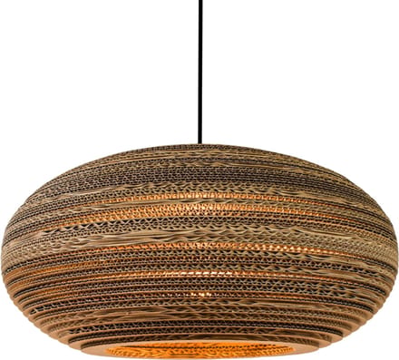 Kartonnen dour lamp - Diameter 50 cm | E27 - Kartent