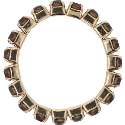 OTAZU Alice Ring Burgundy S/m Größe: OS | Ringe Outlet | Damen | Braun