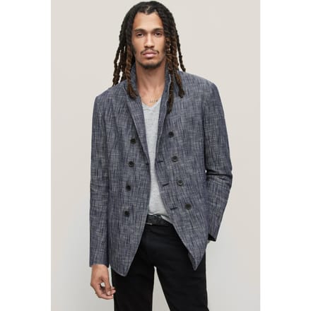 John Varvatos Wire Inserted Db Btn Fron Regal Blue Taglia: 54 | Blazers Outlet | Uomo | Blu