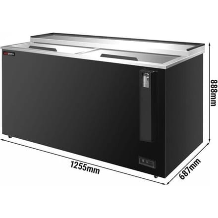 GGM Gastro Flaschenkühltruhe - 417 Liter - Schwarz Zwart