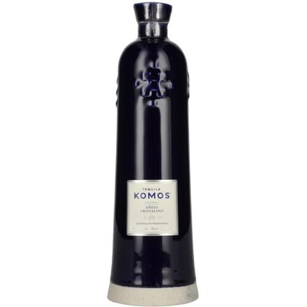 KOMOS Tequila Añejo Cristalino 100% de Agave Azul 40% Vol. 0,7l