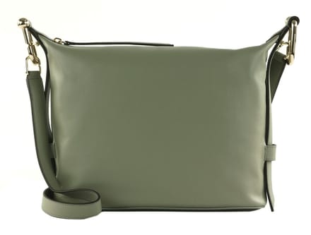 FURLA Leren Schoudertas Nuvola Hobo Agave Grijs