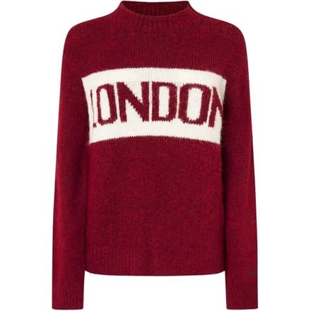 Pepe Jeans Hilda Trui Rood M Vrouw
