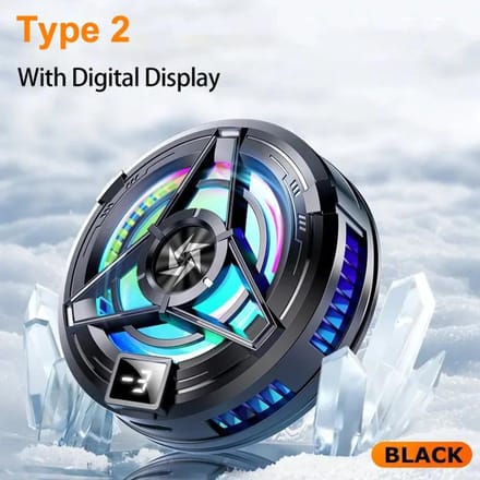 SL17 Magnetische Telefoonkoeler Achterklem 2-in-1 Game Koeler Halfgeleider Snelle Telefoon Koelventilator voor IOS Android Telefoon