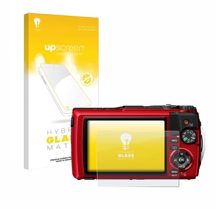 upscreen - Screenprotector voor Olympus OM System Tough TG-7 - Folie Beschermfolie Beschermglas matte