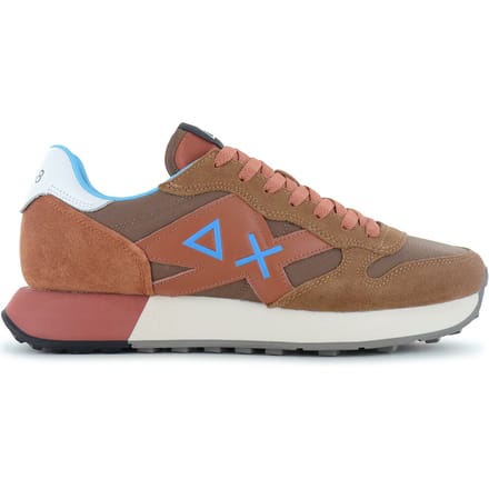 SUN68 Jaki 2.0 Effen - Heren Sneakers Schoenen Bruin Z36115-36 ORIGINEEL EU 43 brown