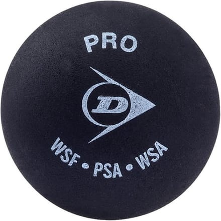 Squashbal - Wedstrijdbal - Sportieve Uitdaging - WSF Goedgekeurd - Enkele Bal - Zwart