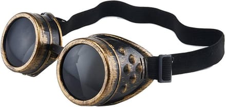 Vintage Steampunk Gothic Stijl Goggles - Punk Beschermende Bril