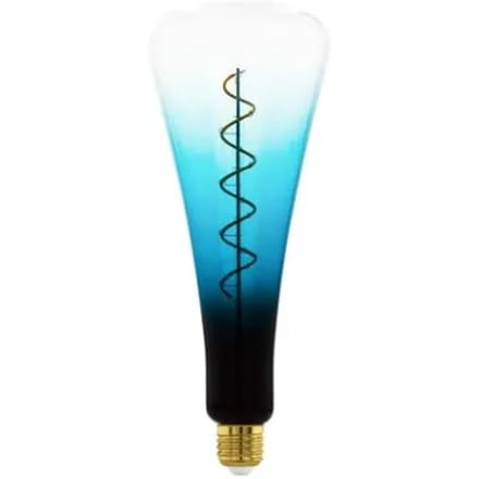 Eglo Ledfilamentlamp T110 - Blauw - D11cm - Dimbaar - Warm Wit - E27 - 4w