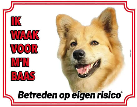 IJslandse Hond Waakbord