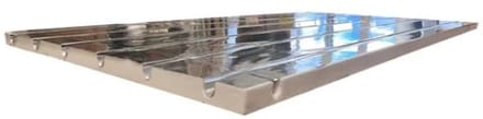 1 alu profielplaat - 25mm - h.o.h 10 - 16mm leiding - 0,72m2