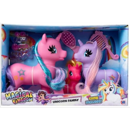 Magical Kingdom Unicorn Family Figure Playset