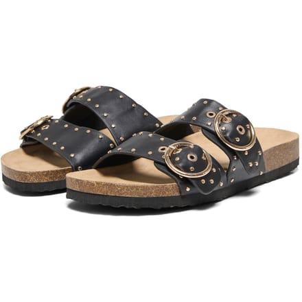 Platte sandalen Only ONLMAXI-15 PU STUDS BUCKLE SANDAL