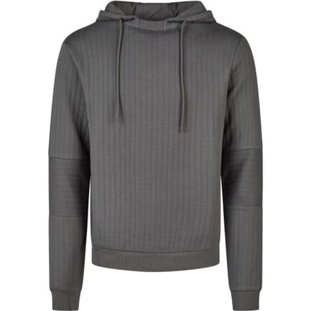 Phil & Co Heren lounge jacquard sweat hoodie antraciet