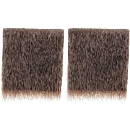2 pièces Repose-flèche d'archerie Bâton Léger Arc long Coussinet en fourrure Durable Repose-flèches Autocollants pour marron