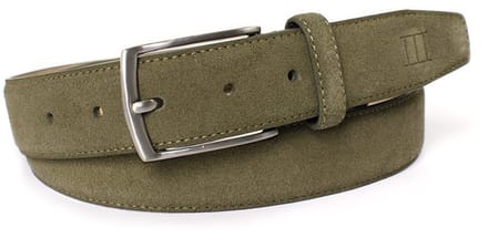 TRESANTI | ESRA I Klassieke suede riem | Olive | Size 115