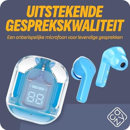 Draadloze Oordopjes met Bluetooth en Oplaadcase - IPX4 Waterbestendig
