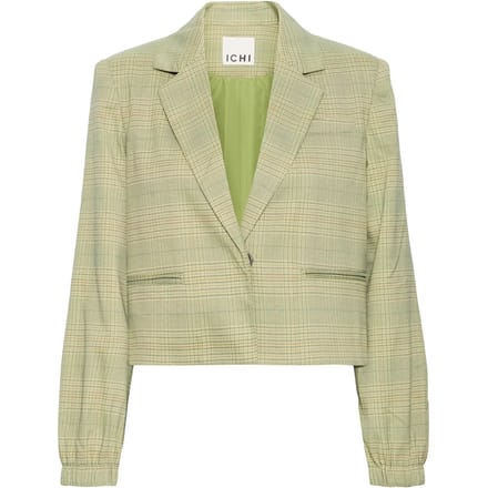 Ichi IHJOLI BL Dames Blazer/colbert - GREEN CHECK
