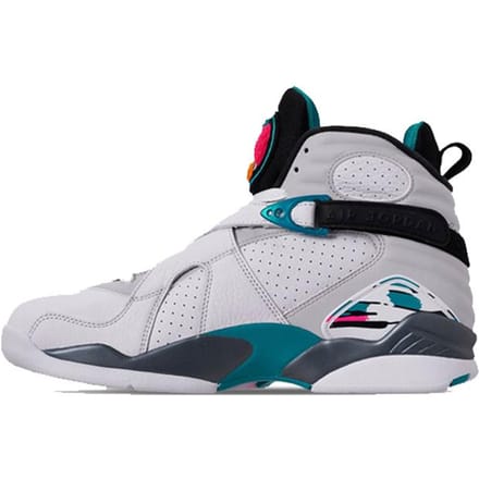 Jordan 8 Retro South Beach GS 305368-113 36.5 black