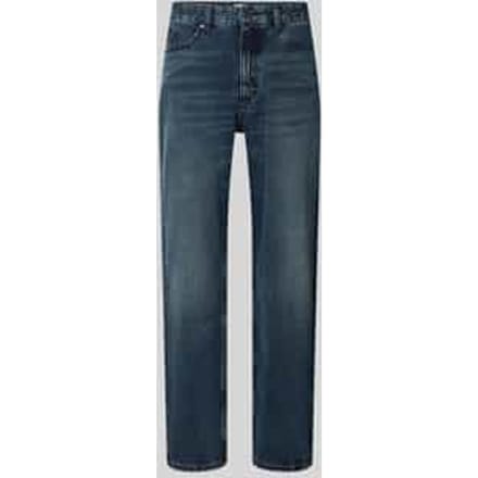Tapered loose fit jeans van puur katoen
