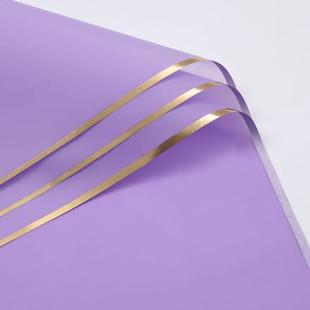 Mech-mech.pl Stripe - Florale Folie - Lilac - 58x58 cm - 20 stuks
