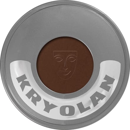 Kryolan cake make-up 35 gram bruin zwart 102