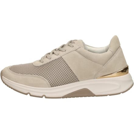 Gabor Rollingsoft Sneakers beige Imitatieleer - Dames - Maat 37.5