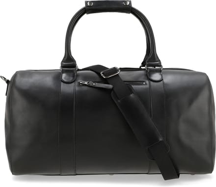 BUCKLE & SEAM Leren Reistas Willow Dot Weekender Black Zwart