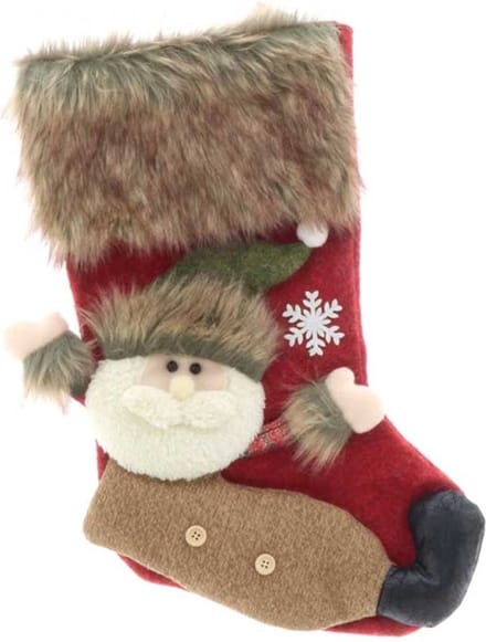 Unique Living | Stocking Vidar 23x46cm red santa