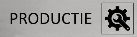 CombiCraft Aluminium deurbordje Productie 165x45mm - per stuk