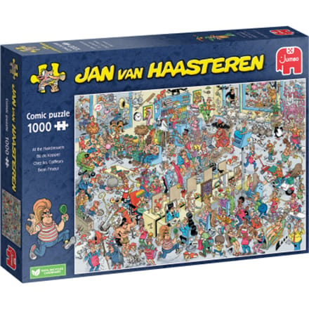 Jumbo Jan van Haasteren Bij de Kapper 1000 stukjes Volwassenen puzzels