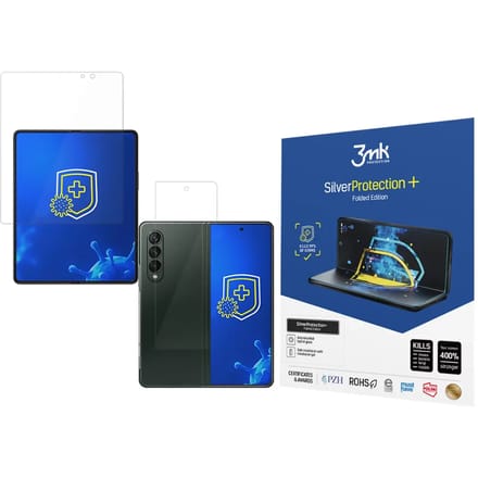 Antimicrobiële beschermingsfilm 3MK Samsung Galaxy Z Fold 3 5G SilverProtection+ Folded Edition