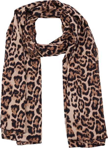 Emilie Scarves - sjaal - satijn - panterprint - 200*70CM