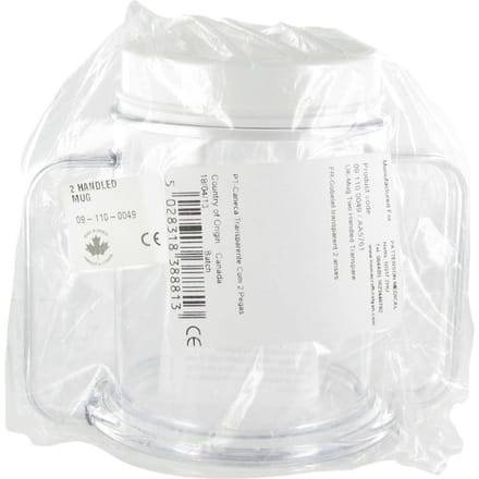 Drinkbeker Transp 2 Handvat. Stand.285ml Homecraft