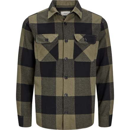 Produkt - Heren Overhemden Dean Check Overshirt - Groen - Maat S