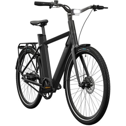 CRIVIT Urban elektrische fiets 3.0 X riemaandrijving (All Black)