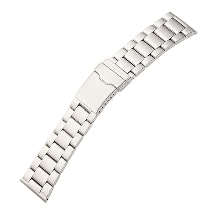 Horlogeband Metaal Panama Staal - 22mm
