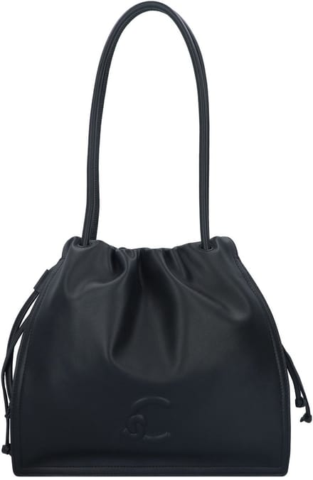 COCCINELLE Leren Schoudertas Dulse Handbag Noir Zwart