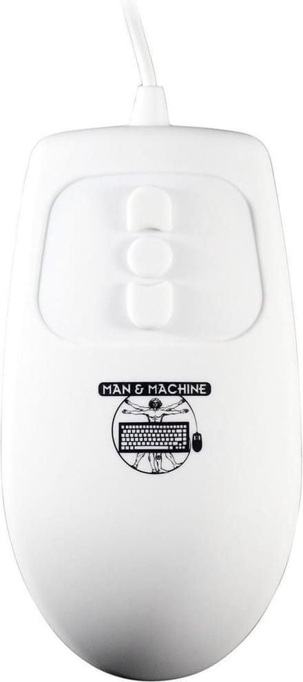 Mighty Mouse 5 desinfecteerbare USB muis wit