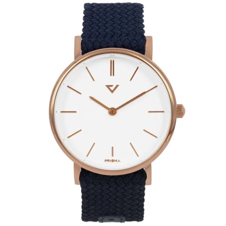 Prisma Unisex P.1629.WG22 horloge Nylon blauw 5 ATM